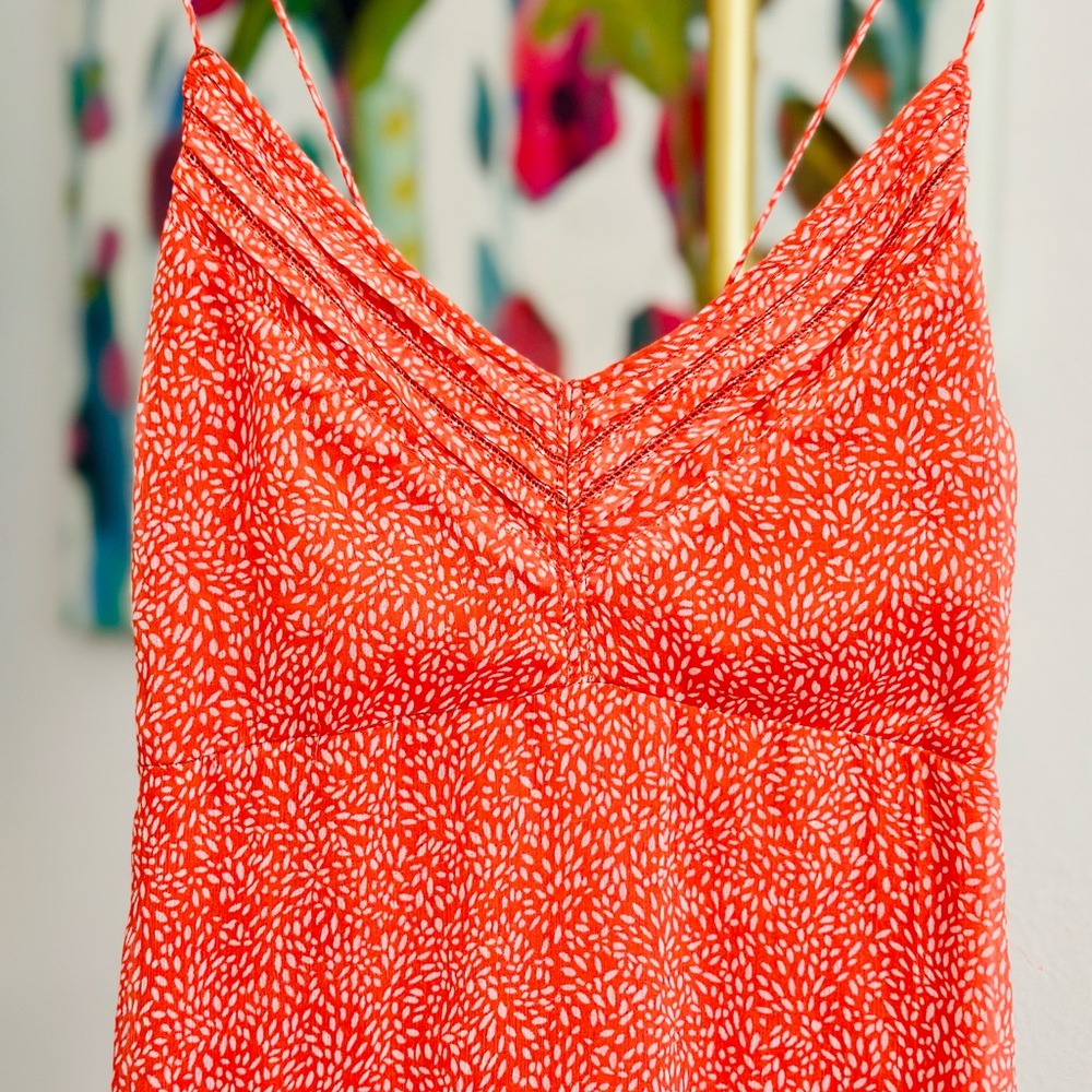 Abercrombie & Fitch Orange Floral Sundress